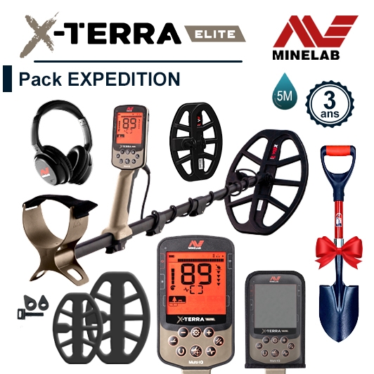 Minelab X-Terra Elite avec le pack Expedition