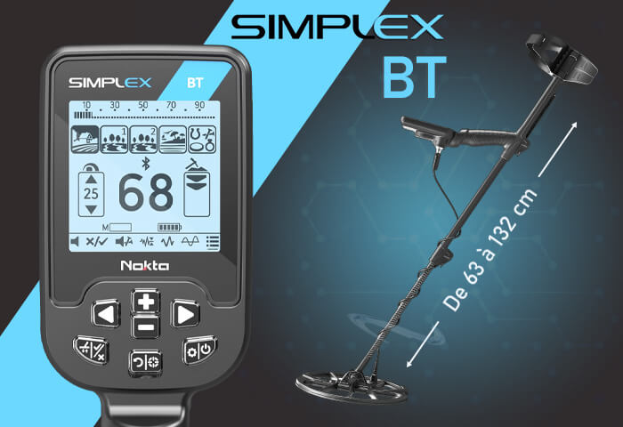 Détecteur Nokta Simplex BT avec Bluetooth