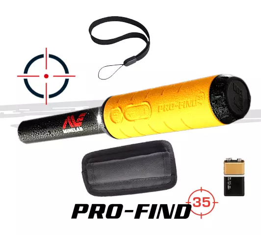 Localisez votre cible rapidement avec le Minelab Pro-Find 35 Pro-Find 35 Minelab pour localisation d'une cible
