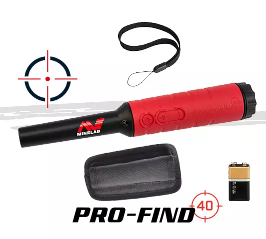 Pro-Find 40 Minelab avec étui et cordon de sécurité Pro-Find 40 Minelab