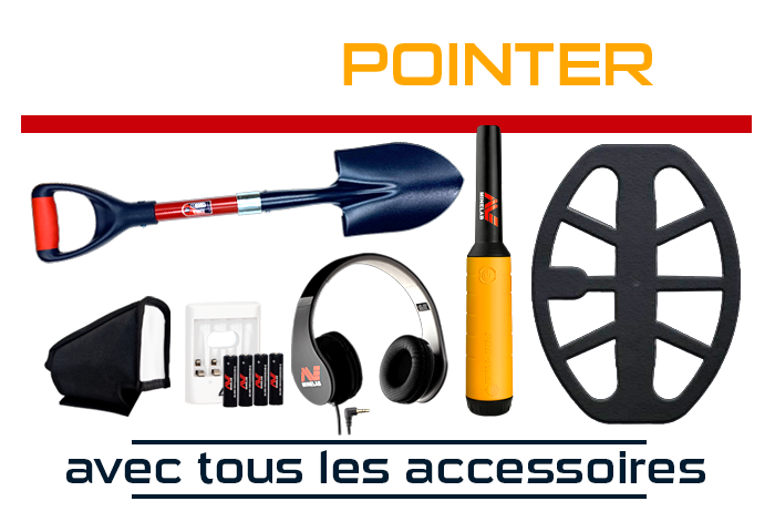 Minelab Vanquish 540 avec Pack Pointer (Pro-Find 35)