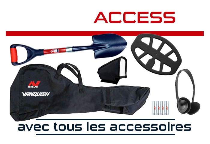 Minelab Vanquish 340 avec Pack Access