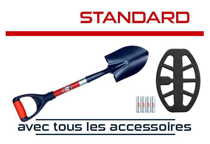 Minelab Vanquish 340 avec Pack Standard et pelle offerte
