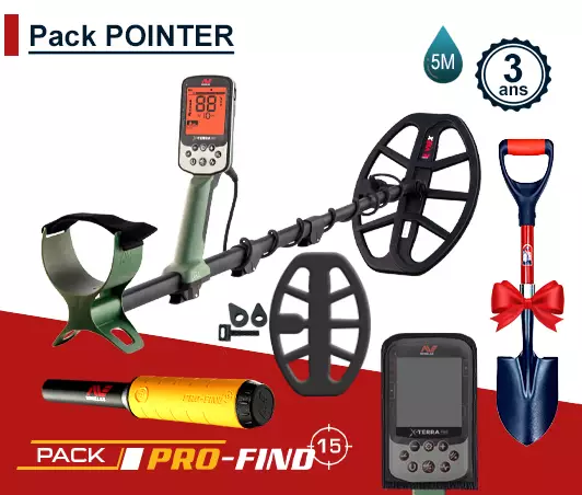 Minelab X-Terra Pro équipé Pro-Find 15 Minelab X-Terra Pro avec Pro-Find 15