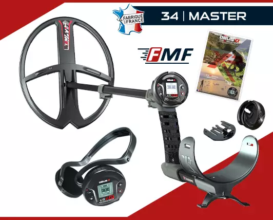 XP Deus 2 Master WS6 ST équipé du disque 34x28FMF